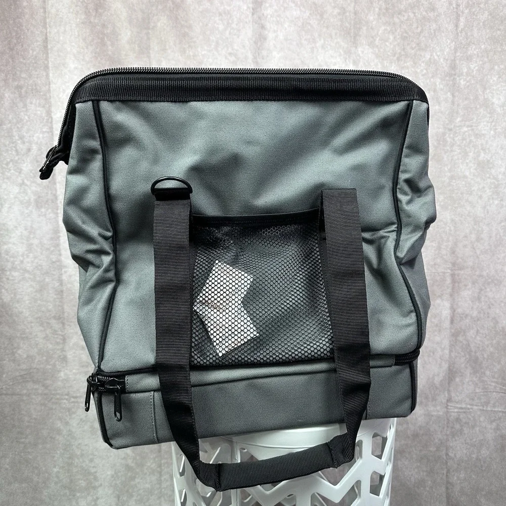 Duluth Trading Fire Hose Pack Hound Bag Gray Gear Duffel Travel NWT 70406